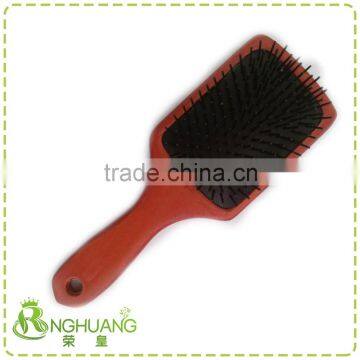 2016 new design square wooden hair brush