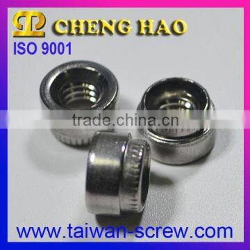 Aluminum Knurled Body Open End Countersunk Head Rivet Nuts