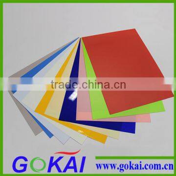 Clear hard board pvc rigid film sheet colored matt