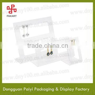 Top selling retail noverl design acrylic jewelry display for earrings