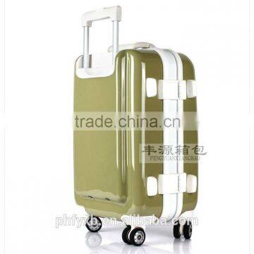 2015 China New Product ABS Luggage With Aluminum Frame PC Trolley Luggage TSA Lock Hot Sell Bag ITO Travel Set OEM Accept photo-4