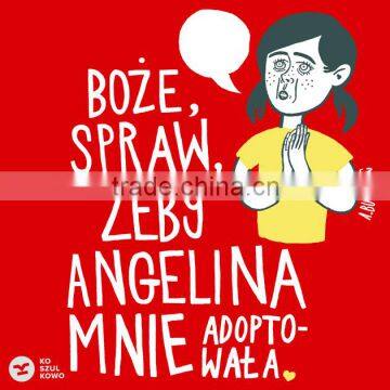 2016 Women Design Female T-shirt Print Logo DTG OEM Service Screenprint Transfer photo-5