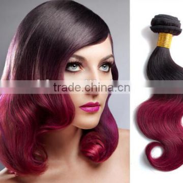 Ombre Red Hair Bundles Body Wave Virgin Brazilian Hair Wholesales In Brazil