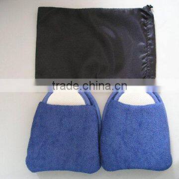 Luxury foldable travel slipper for airlines