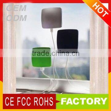 2016 new arrival window paste high effciency solar charging power bank solar energy