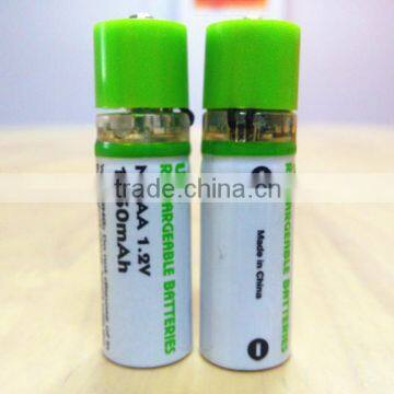 1.2v AA Ni-MH USB battery 2pcs/card 1450mAh