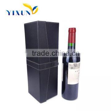 new products OEM Beautiful Printed single bottle wine box