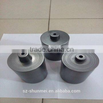 China Manufacturer High purity black graphite crucibles for melting furnace