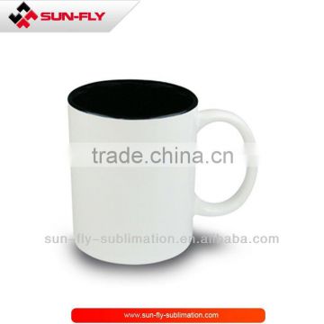 Sublimation Ceramic Inner Color Printed Mug Black (SFS-MG02)