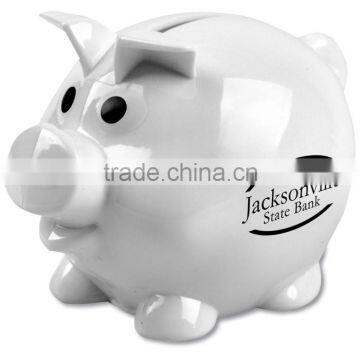 wholesale cheap Opaque plastic piggy bank for sale with ICTI approved OEM factory