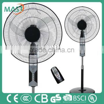 18 inches 5 Blades 71*16 copper motor Electirc stand fan with remote made in Zhongshan City