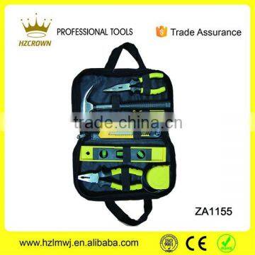 7pcs small hand tool set in 600D tool bag