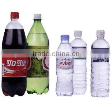 Beverage PVC label sticker for promotion in guangzhou factory