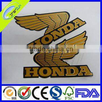 metal car logo sticker with custom design