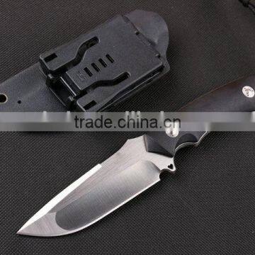 OEM D2 Steel Blade Material Blank Blade hunting knife with g10 handle