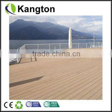 Outdoor composite deck boards