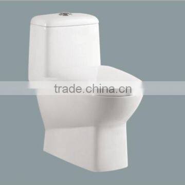 Floor Mounted European Design Siphonic Toilet One Piece