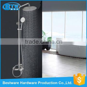 Wholesale wall mounted dual handle S/S 304 bathroom waterfall faucet bath shower faucets