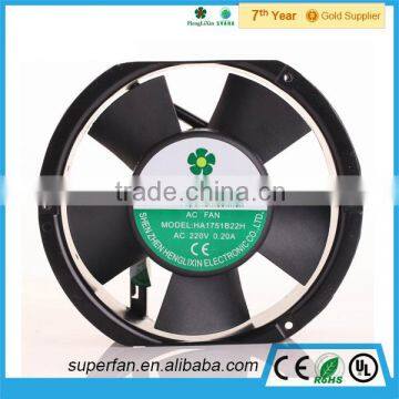 Hot selling AC 220-240v 172*150*51mm Axial fan with CE/UL/RoHS/CCC certificates