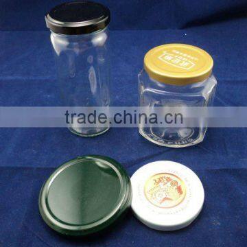 airtight shaped glass packing food containers with lids