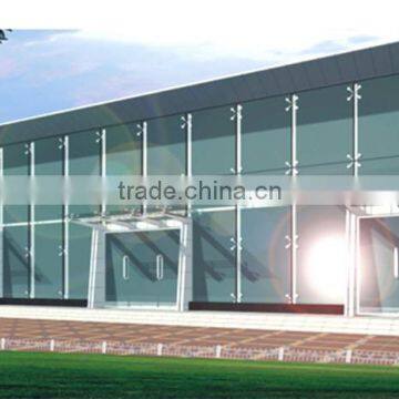 tempered safety curtain wall glass price