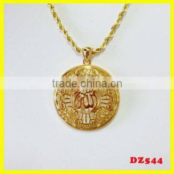 18k gold alloy metal pendant pendant scarf jewelry muslim jewelry