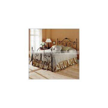 king queen diamond modern classic soft metal bed