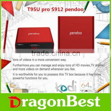 new android 2016 S912 amlogic T95U PRO 2g 16g android KODI 17.0 tv box 2g 16g