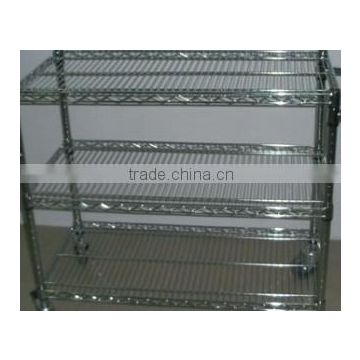 Metal wire slipper display rack