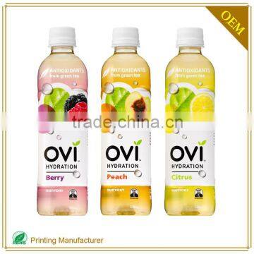 Plastic PET Bottle Transparent Label Material For Beverage Wine