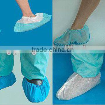 Disposable nonwoven shoe cover