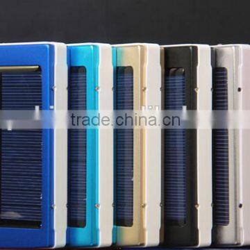 2015 new products 10000mah solar charger with full capacity, portable solar charger with 1.5W solar panel