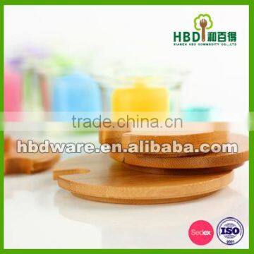 Hot New Products for 2016 Bamboo Wood Lid for Glass Jar,mason Jar Lid for Sale