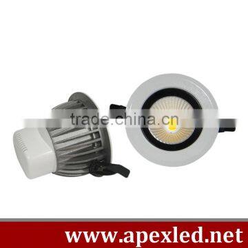 high lumen led cob downlight for hotel,die-casting body