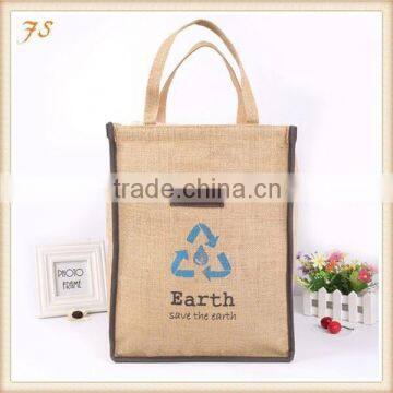 Natural Jute Bags With Wooden Handle