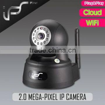 IPS 2.0 Megapixel 3.6mm Fixed Lens 8-10m IR View Distance Infrared wireless baby monitor P2P IPS-Ki-E