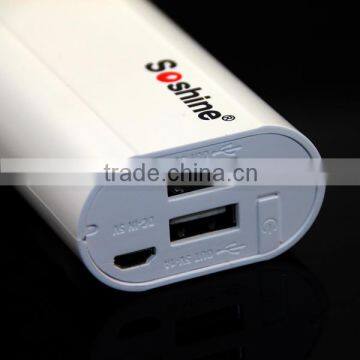 Soshine E4 Battery 18650 Power Bank 2pcs 18650 Powerful Power Bank for Charger, Cell Phone photo-2