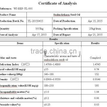 High Qulity Sea Buckthorn Fruit Berry Oil/Seabuckthorn Seed Oil China Factory photo-4