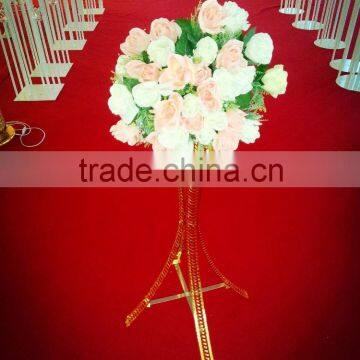 wedding decoration flower stand gold or leadroad for centerpieces wedding or party