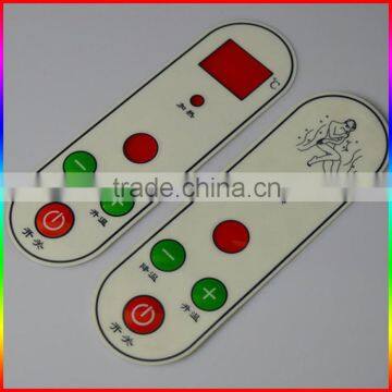 water-proof membrane switch with metal dome