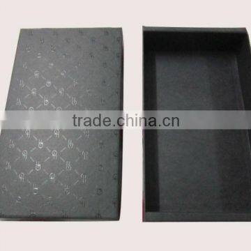 Luxury UV Logo Cardboard Matte Black Box