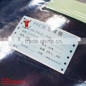 0.06mm clear film pvc mirror for mattress