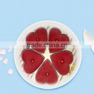 Color Changing Feature and Home Decoration Use Heart type Candle wax