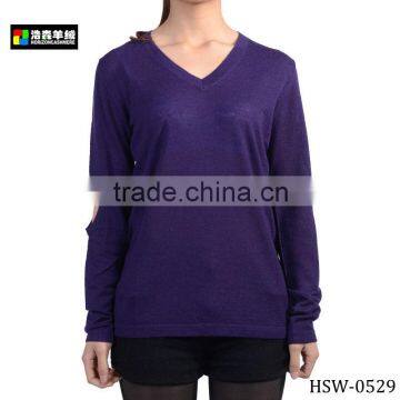 Fashion Essentials Lady Sweater, Handmade Purple Sweater