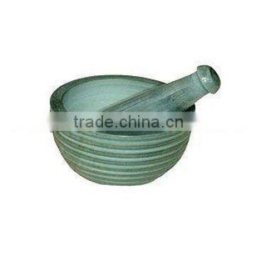 Stone mortar and pestle