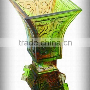 Chinese antique l vase for implication Wealth