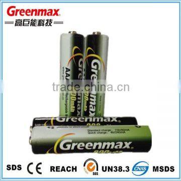 Ni-mh Rechargeable Battery AAA 1.2v 800mah Car Battery Core