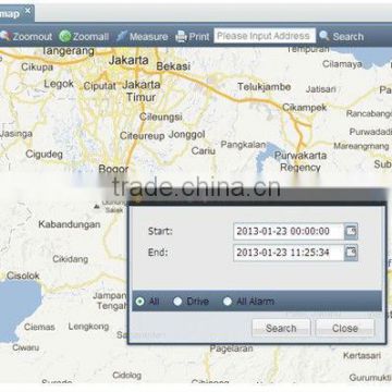 Multiple language web based gps tracking server