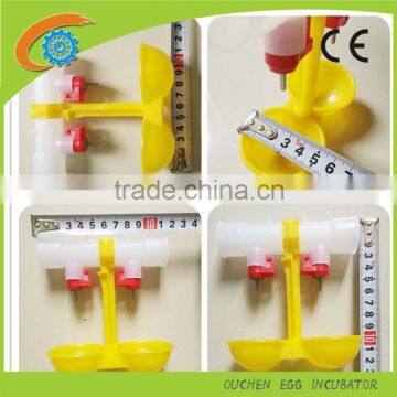 Automatic double chicken poultry nipple drinker for sale