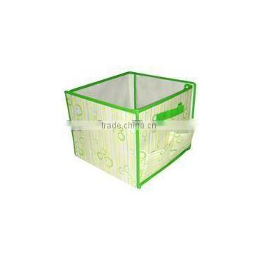 2012 hot selling polyester fabric toy storage with handle